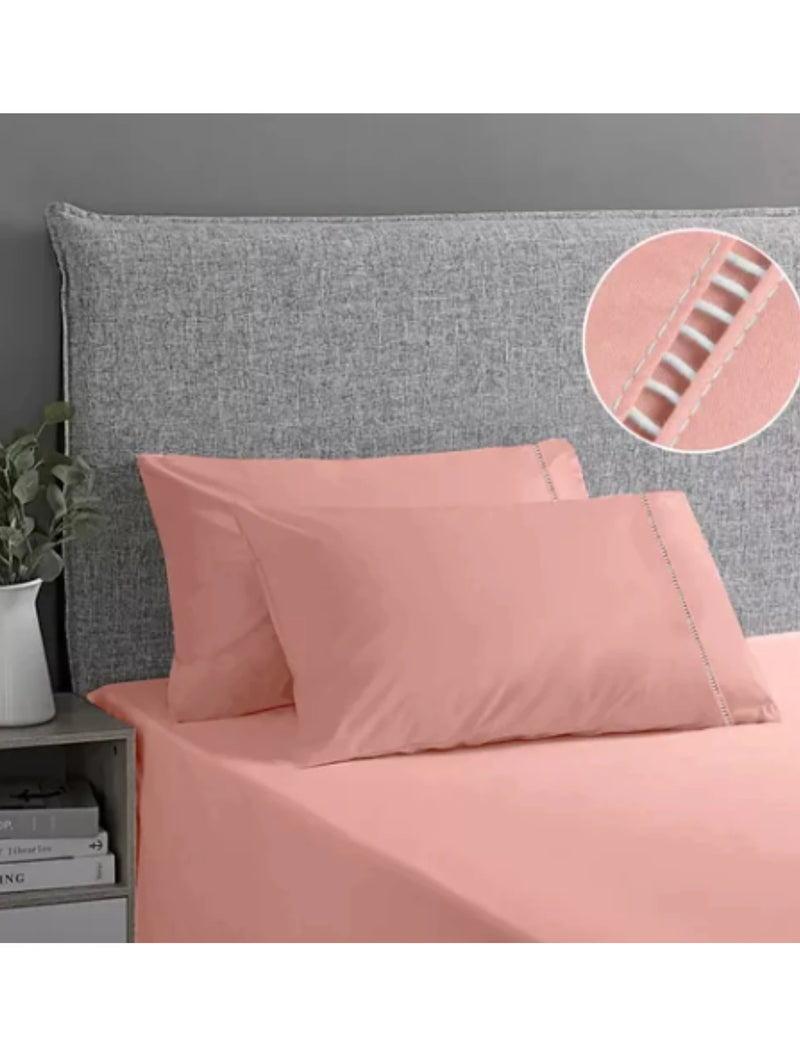 Jogo de Lençóis Micro Percale 400 Fios - Conforto e Sofisticação O toque suave que sua cama merece!