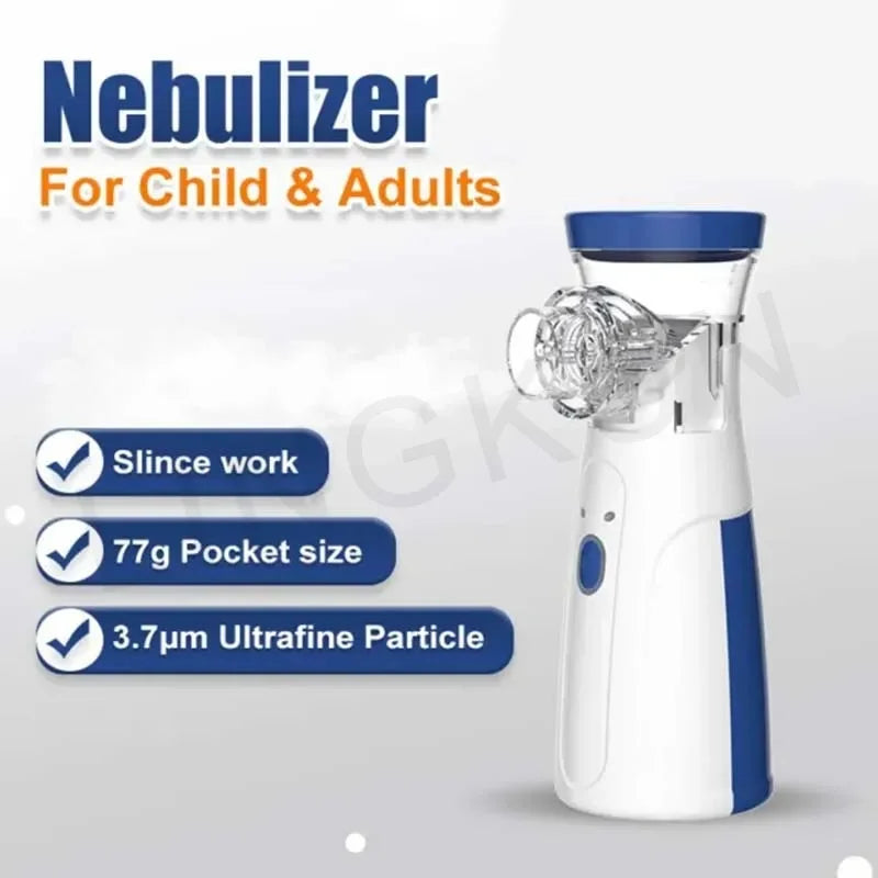 Nebulizador Portátil LINGKUN | Silencioso, Eficiente e Ideal para Toda a Família