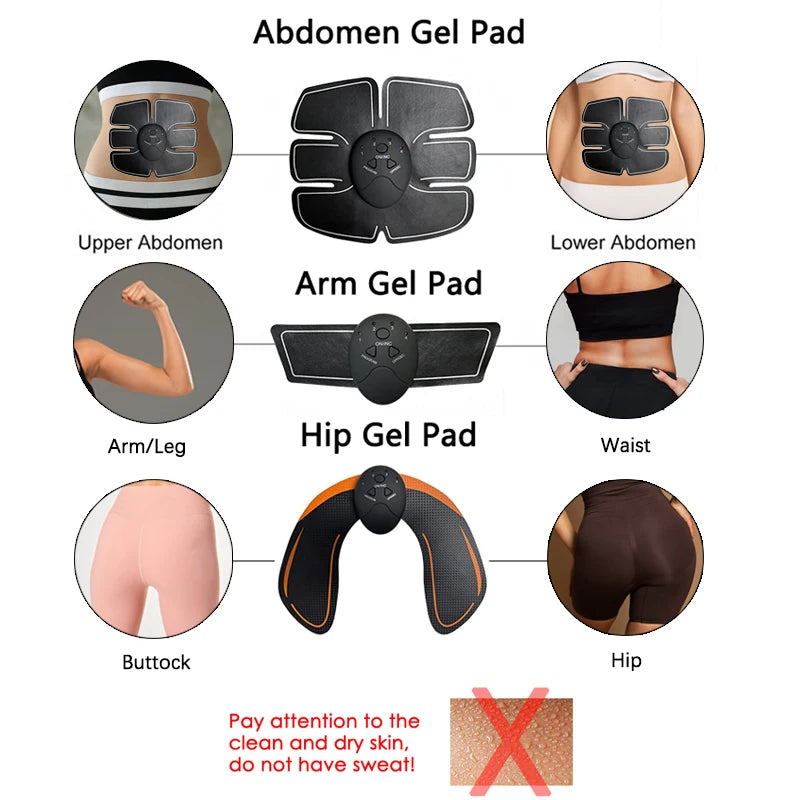 FEMVY EMS Stimulator – Treine Seus Músculos em Qualquer Lugar, Sem Esforço!
