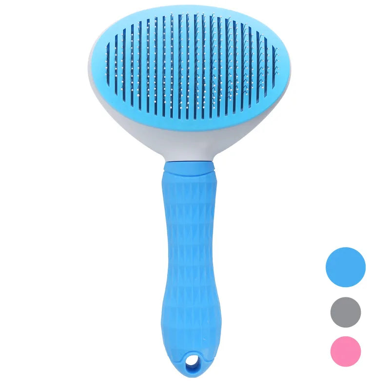 Pente Autolimpante para Gatos - Remove Pelos com Facilidade!
