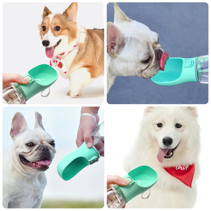 Garrafa de Água Portátil Holapet - Hidratação Inteligente para Seu Cão em Qualquer Lugar!