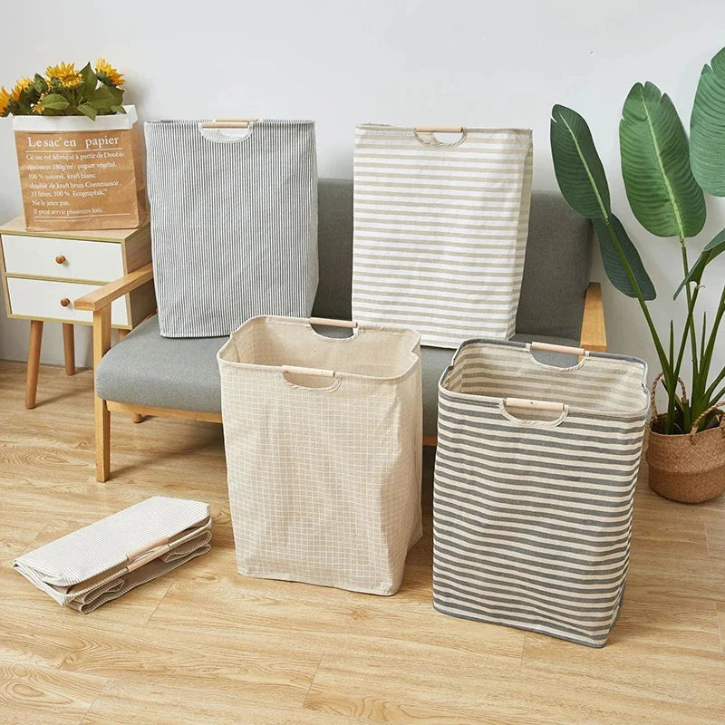 Saco Organizador de Algodão Linen - Estilo Moderno com Alças Solução prática e ecológica para organizar seus pertences!