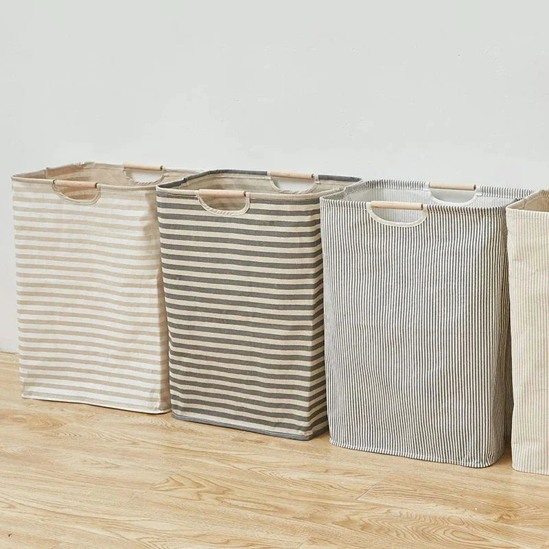 Saco Organizador de Algodão Linen - Estilo Moderno com Alças Solução prática e ecológica para organizar seus pertences!